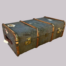 Load image into Gallery viewer, Vintage English Rexene Travel Trunk
