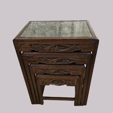 Load image into Gallery viewer, Oriental Style Hardwood Nest of Tables
