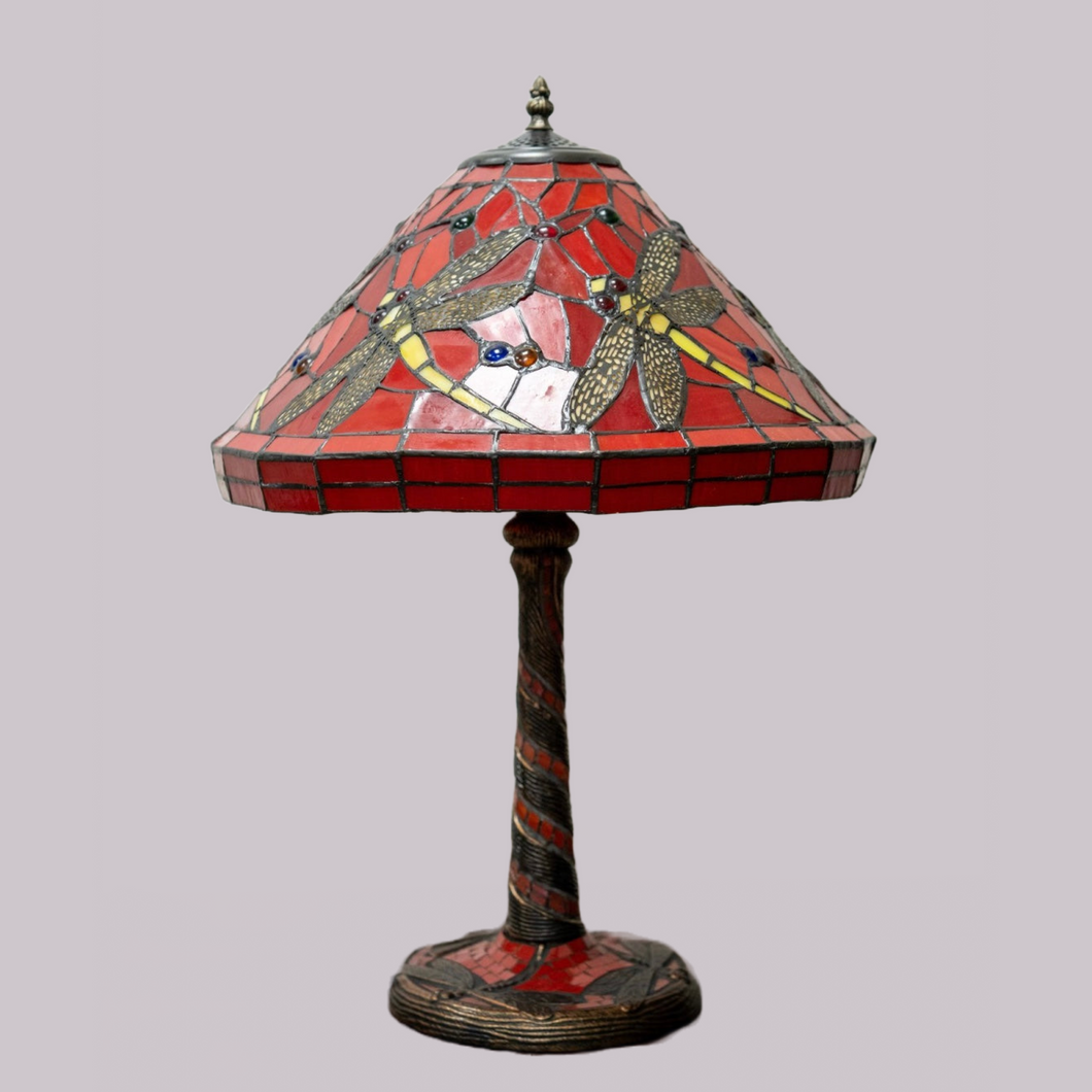 Tiffany Style Dragon Fly Lamp